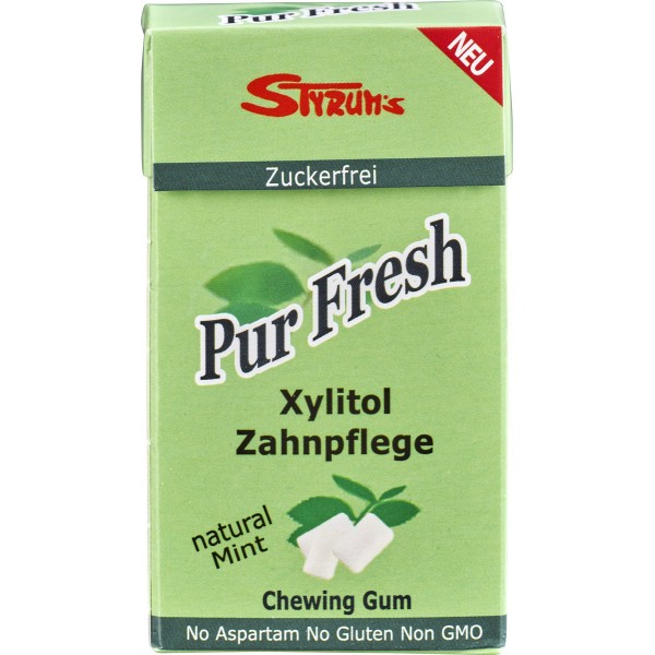 Guma de Mestecat Fresh Fara Zahar Bio 37gr Styrums