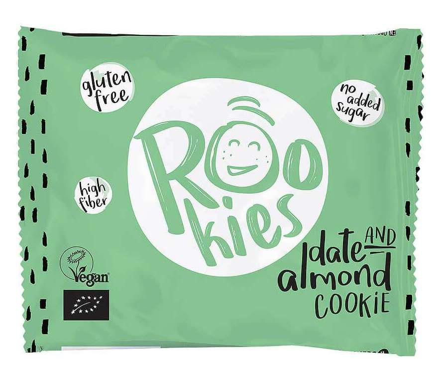 Gustare Cookie cu Migdale si Curmale Fara Gluten Bio 40gr Dragon Superfoods