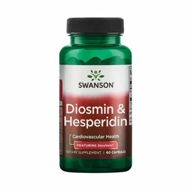 Hesperidina si Diosmina 100 miligrame / 500 miligrame 60 capsule Swanson