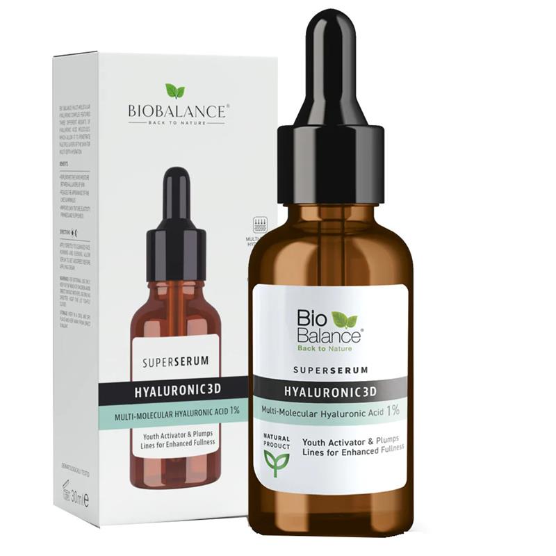Hyaluronic 3D Acid Hialuronic Multi-Molecular 1% 30 mililitri BioBalance