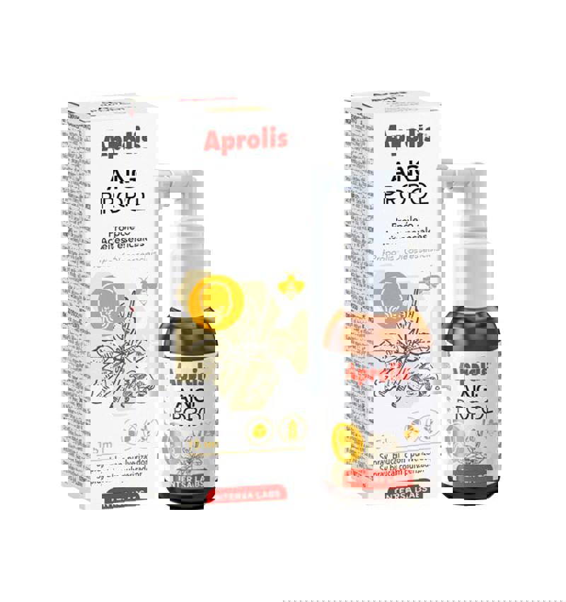 Igienizant Bucal cu Propolis si Uleiuri Esentiale Ang Propol 15 mililitri Aprolis