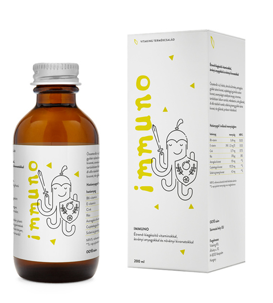 Immuno Sirop Multivitamine cu Minerale si Plante Vitaking 200ml