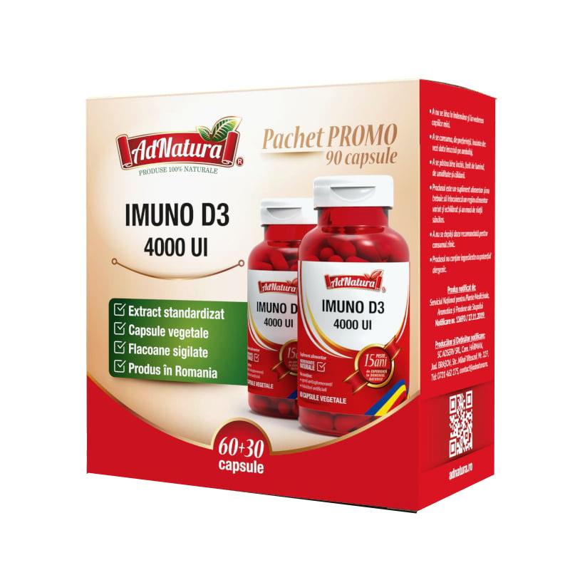 Imuno D3 4000UI 60+30 capsule Adserv