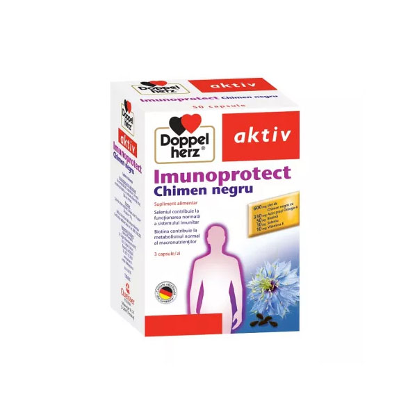 Imunoprotect cu Chimen Negru 50 capsule Doppelherz
