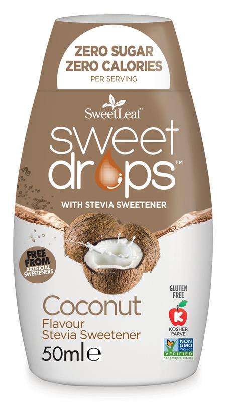 Indulcitor cu Stevie si Cocos 50ml SweetLeaf