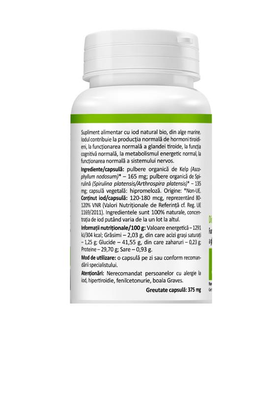 Iod Natural Bio 30cps Zenyth