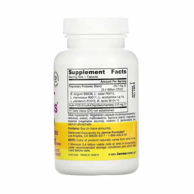 Jarro-Dophilus Plus FOS 3.4 Billion CFU 200 capsule Jarrow Formulas