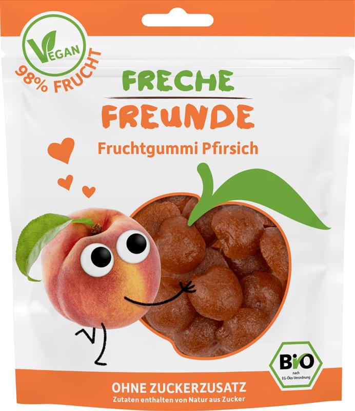 Jeleuri cu Piersici Fara Zahar Bio 30gr Erdbar