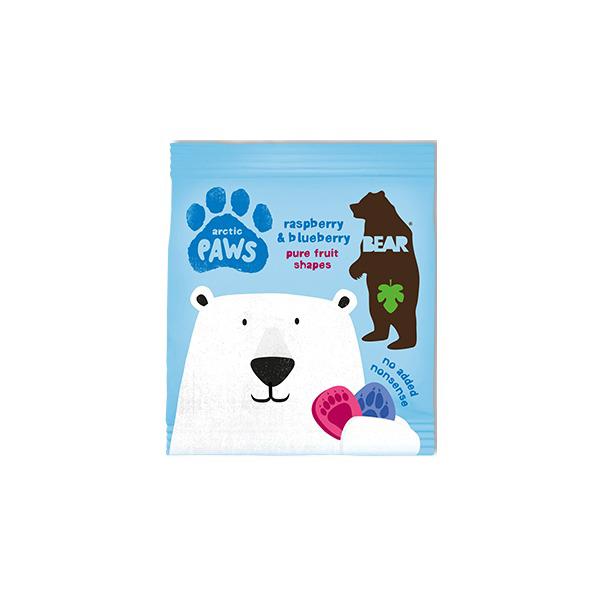 Jeleuri de Fructe si Legume Zmeura si Afine Bear Yoyo Paws 20 grame Urban Fresh Foods