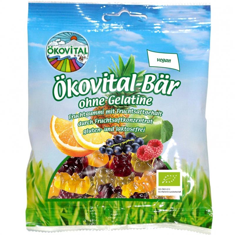 Jeleuri de Fructe Ursuleti  Fara Gelatina Bio 100 grame Oktovital