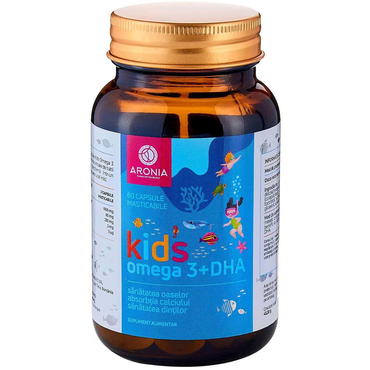 Kids Omega 3 + DHA 60 capsule masticabile Aronia Charlottenburg