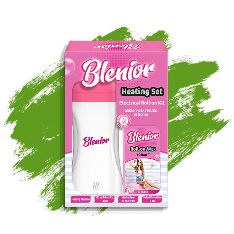 Kit pentru Epilat - Incalzitor, Roll On Ceara, Benzi, Servetele Curatare 1 bucata Blenior