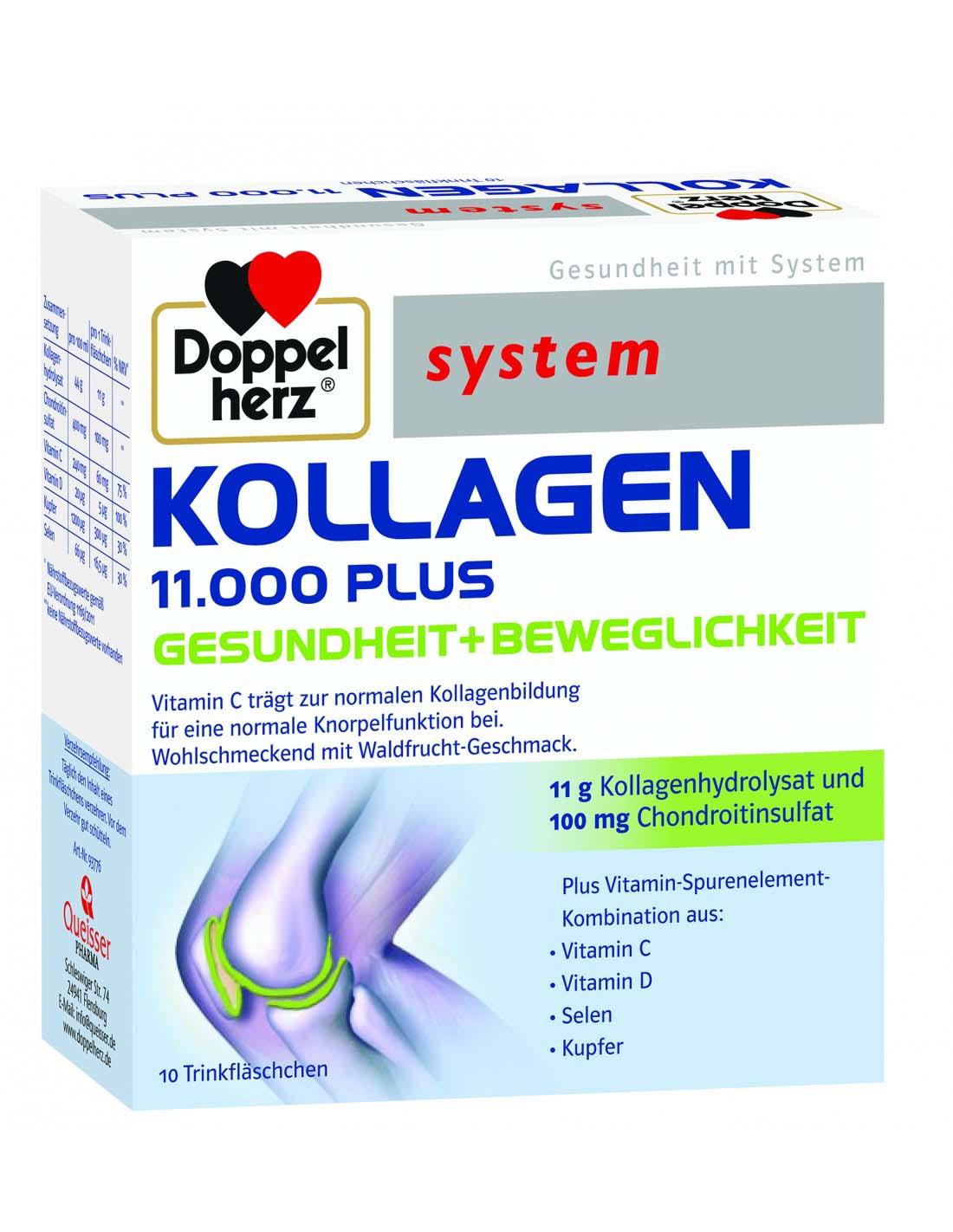 Kollagen 11000 Plus 10 flacoane Doppelherz