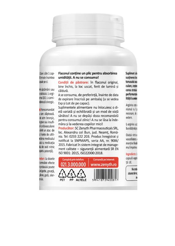 L-Arginine Zenyth 60cps