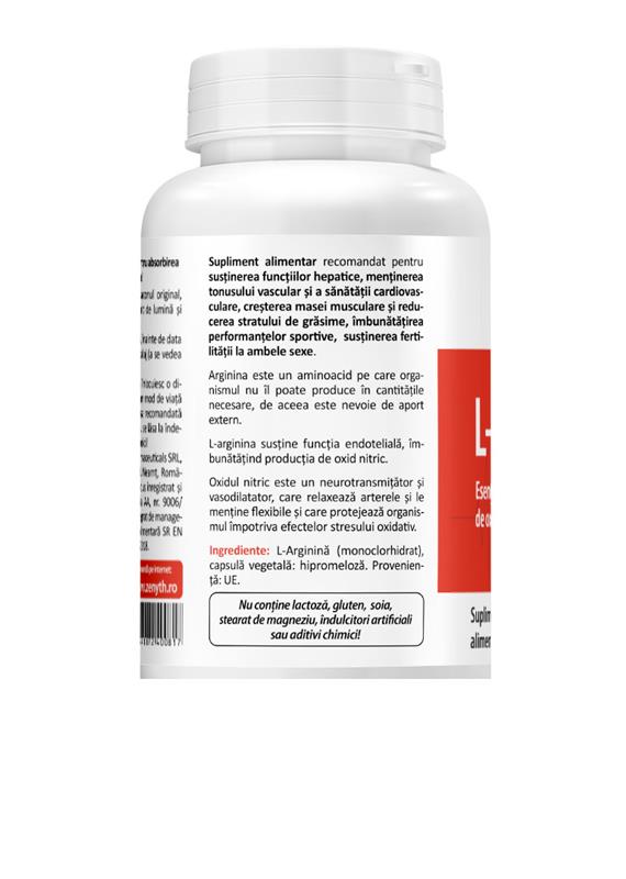L-Arginine Zenyth 60cps