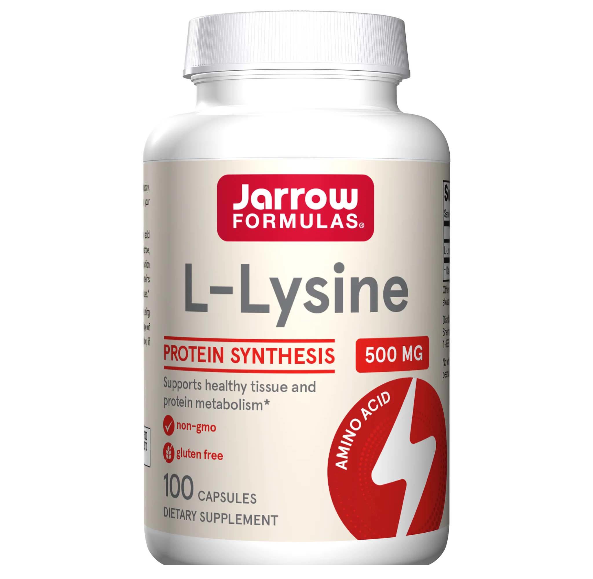 L Lysine 500mg Jarrow Formulas Secom 100cps