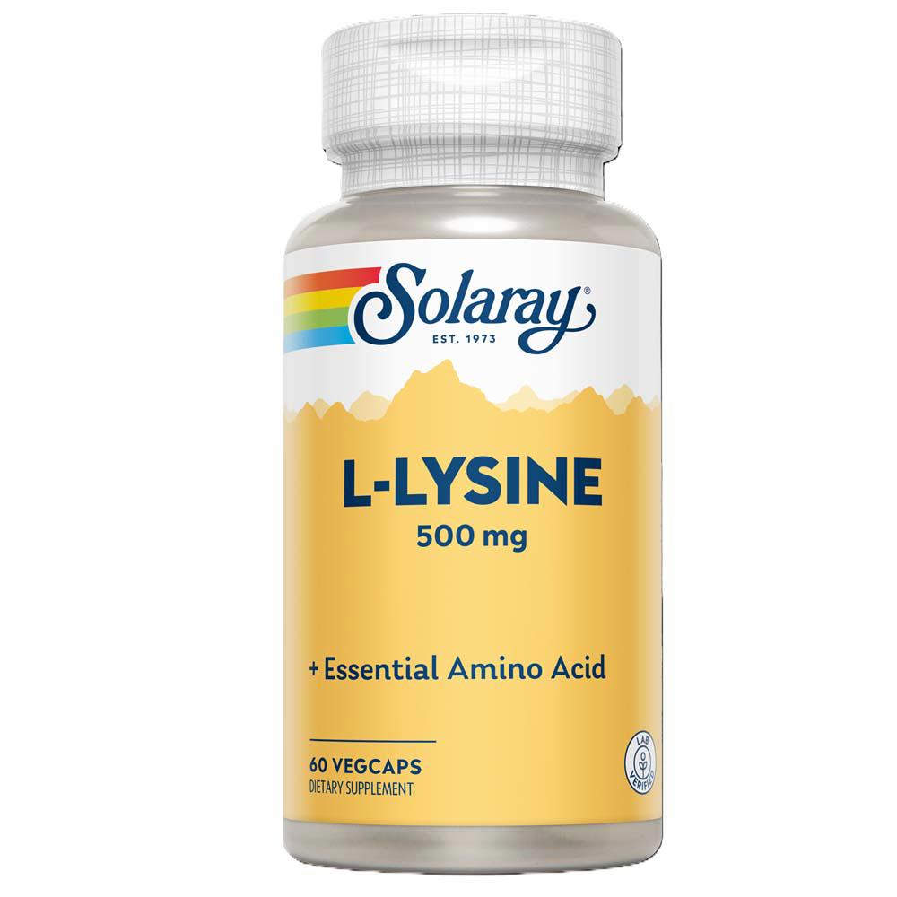 L-Lysine Solaray 500 miligrame 60 tablete Secom