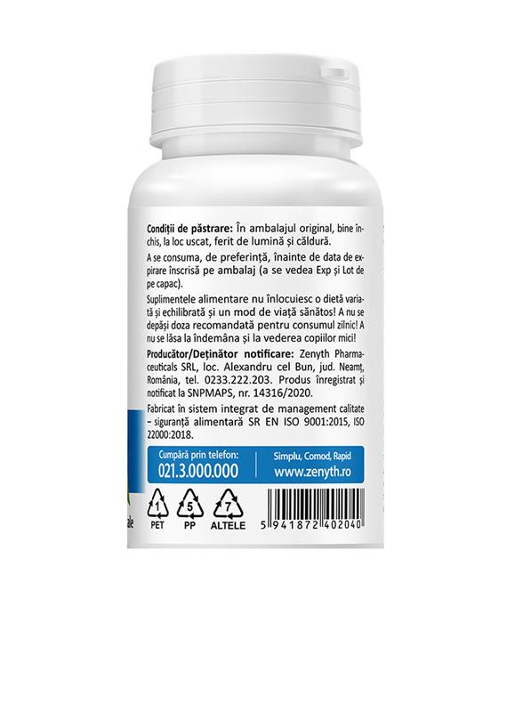 L-Theanine 100 miligrame 30 capsule Zenyth