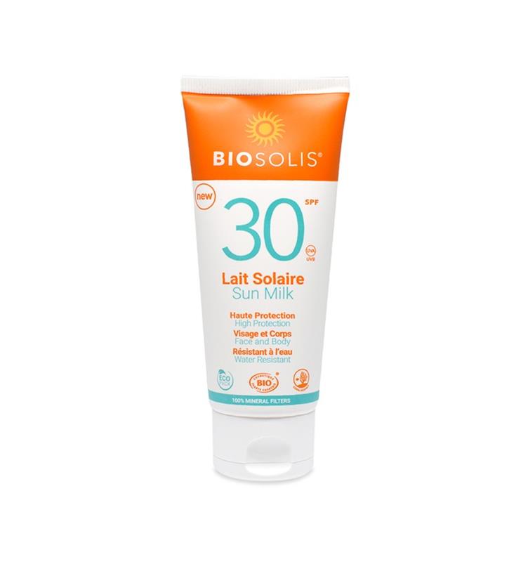Lapte de Corp cu Protectie Solara SPF 30+ 100 mililitri BioSolis