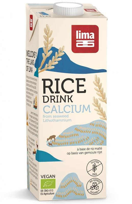 Bautura Vegetala de Orez cu Calciu Bio Lima 1L