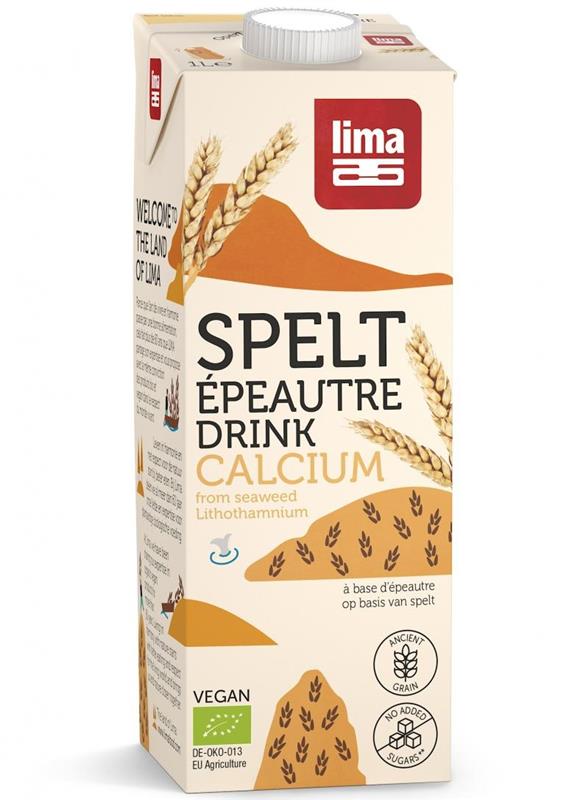 Bautura Vegetala de Spelta cu Calciu Bio Lima 1L