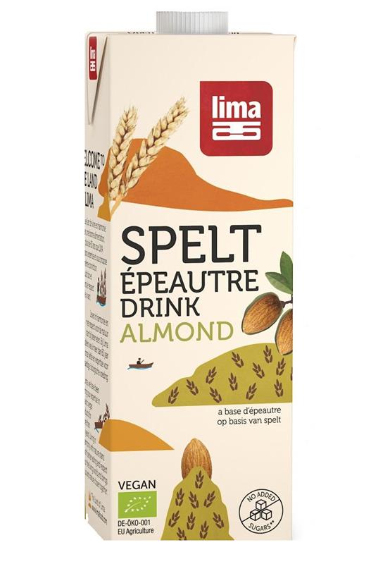 Bautura Vegetala de Spelta cu Migdale Bio Lima 1L