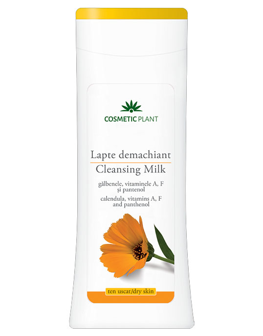 Lapte Demachiant cu Extract de Galbenele si Pantenol 200ml Cosmetic Plant