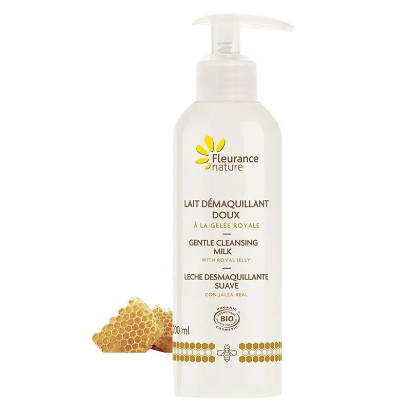 Lapte Demachiant Delicat cu Laptisor de Matca Bio 200 mililitri Fleurance Nature