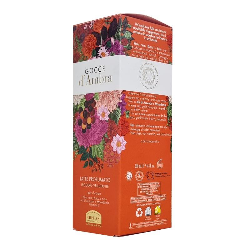 Lapte Parfumat pentru Corp Gocce dAmbra 200 mililitri Helan