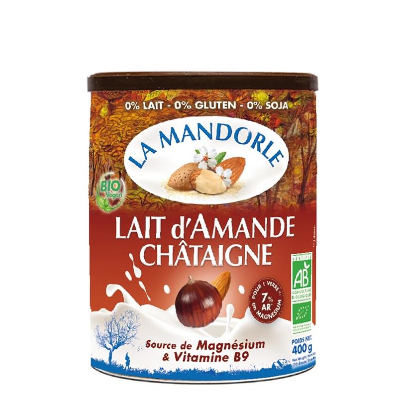 Bautura Praf de Migdale Bio cu Castane La Mandorle 400gr