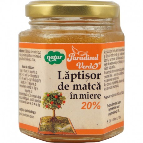 Laptisor de Matca in Miere 20% 200 mililitri Paradisul Verde