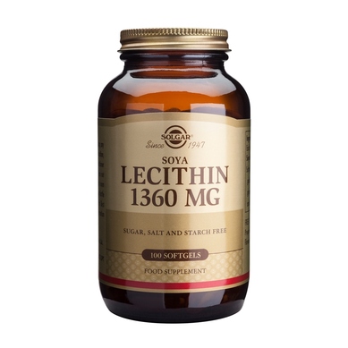 Lecithin 1360mg Solgar 100cps