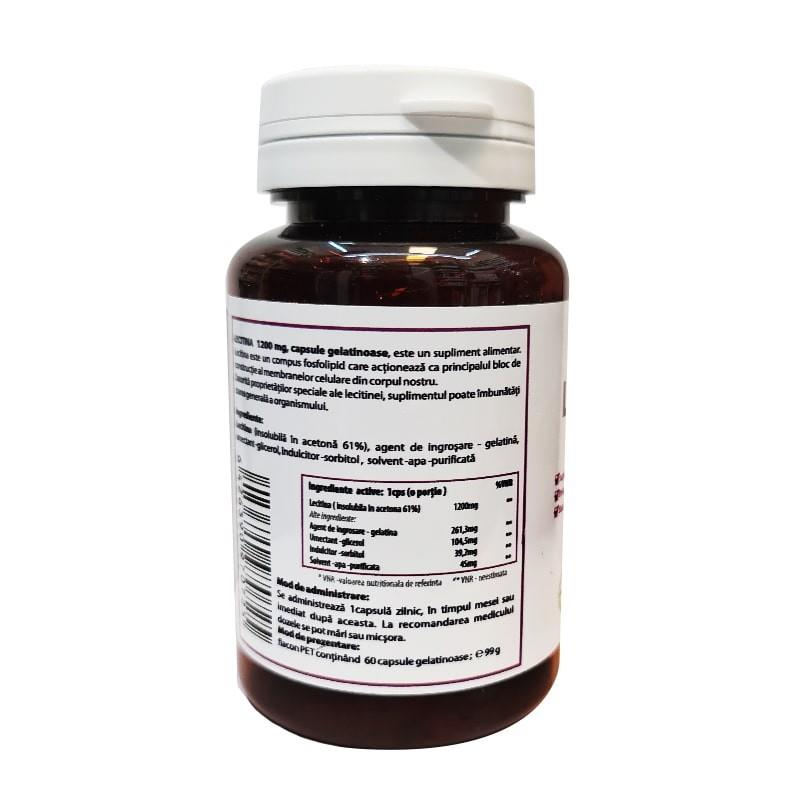 Lecitina 1200 miligrame 60 capsule Enigma Plant