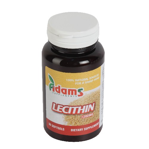 Lecitina 1200mg Adams Vision 60cps