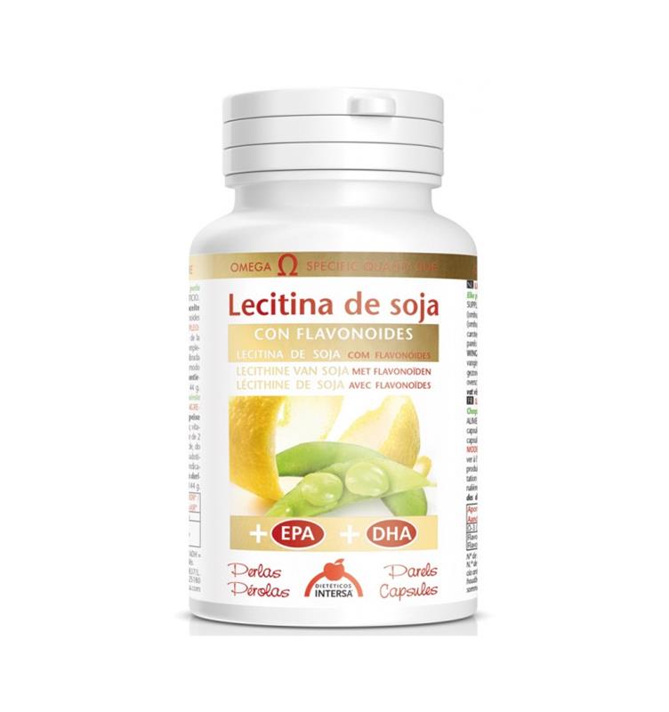 Lecitina de Soia cu Flavonoide + EPA + DHA 144 grame Dieteticos