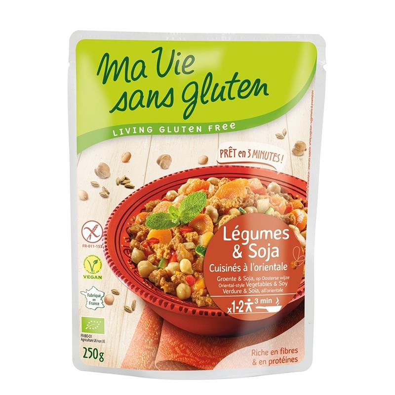 Legume cu Naut si Soia Cuburi fara Gluten Bio Ma Vie Sans Gluten 250gr