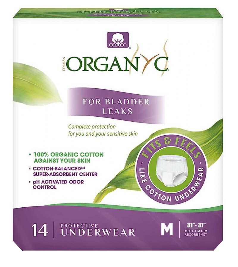 Lenjerie Intima de Protectie pentru Incontinenta Urinara 14 bucati Marimea M Organyc