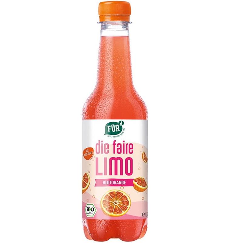 Limonada cu Apa Minerala Naturala si Portocale Rosii Bio 430ml Voelkel