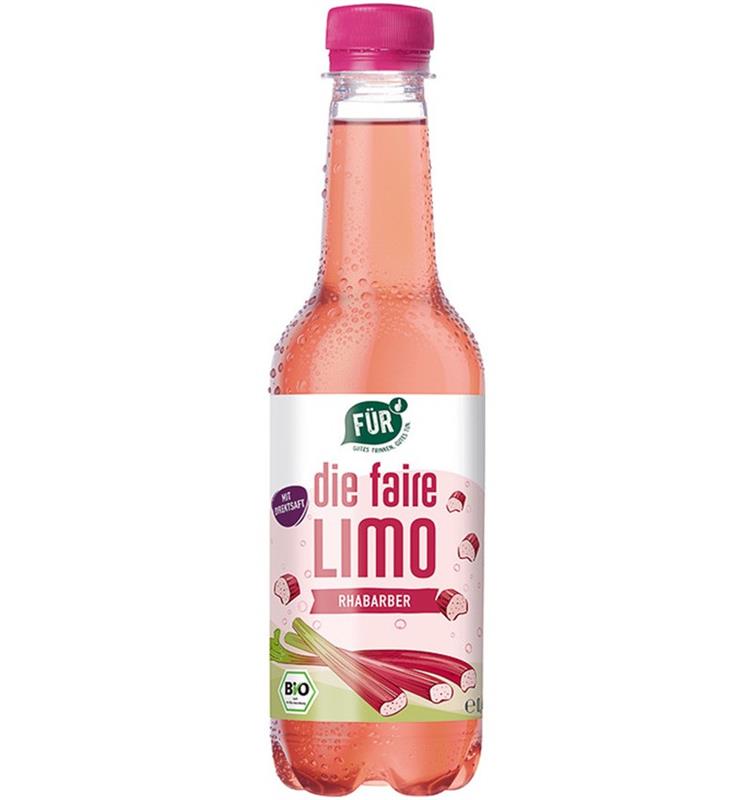 Limonada cu Apa Minerala Naturala si Rubarba Bio 430ml Voelkel