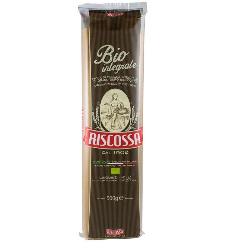 Linguine Paste Bio din Grau Integral Riscossa 500gr