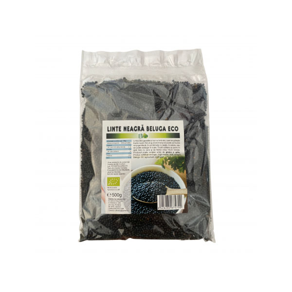 Linte Neagra Beluga Bio 500 grame Deco