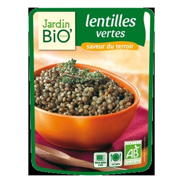 Linte Verde Bio Jardin Bio 250gr