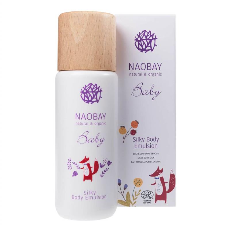 Lotiune de Corp cu Uleiuri Organice si Extract de Musetel pentru Copii 200 mililitri Naobay