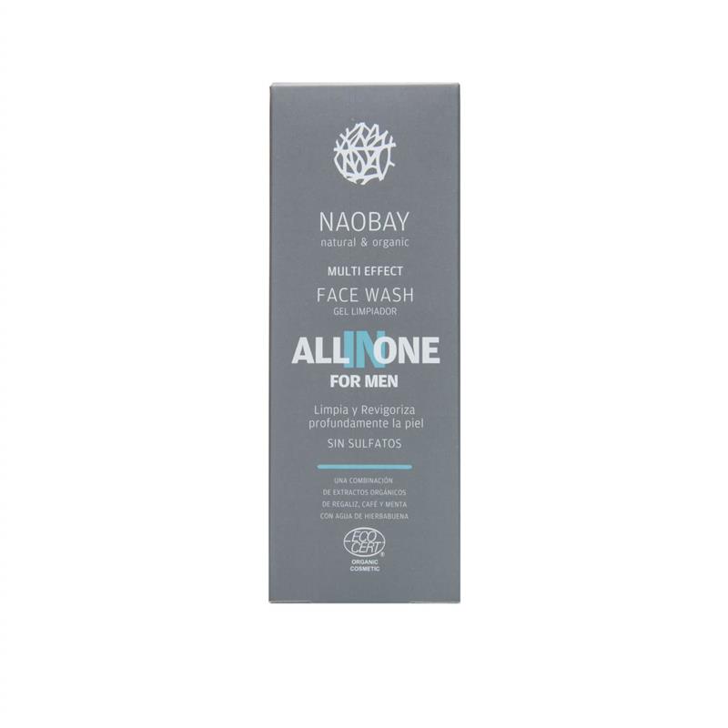 Lotiune de Curatare Faciala Hidratanta cu Extract de Cafea pentru Barbati All In One 100 mililitri Naobay
