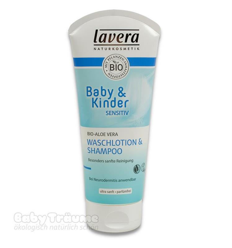 Lotiune si Sampon Bio Sensitiv pentru Copii Lavera 200ml