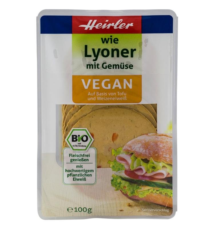 Lyoner cu Legume Bio Vegan Heirler 100gr