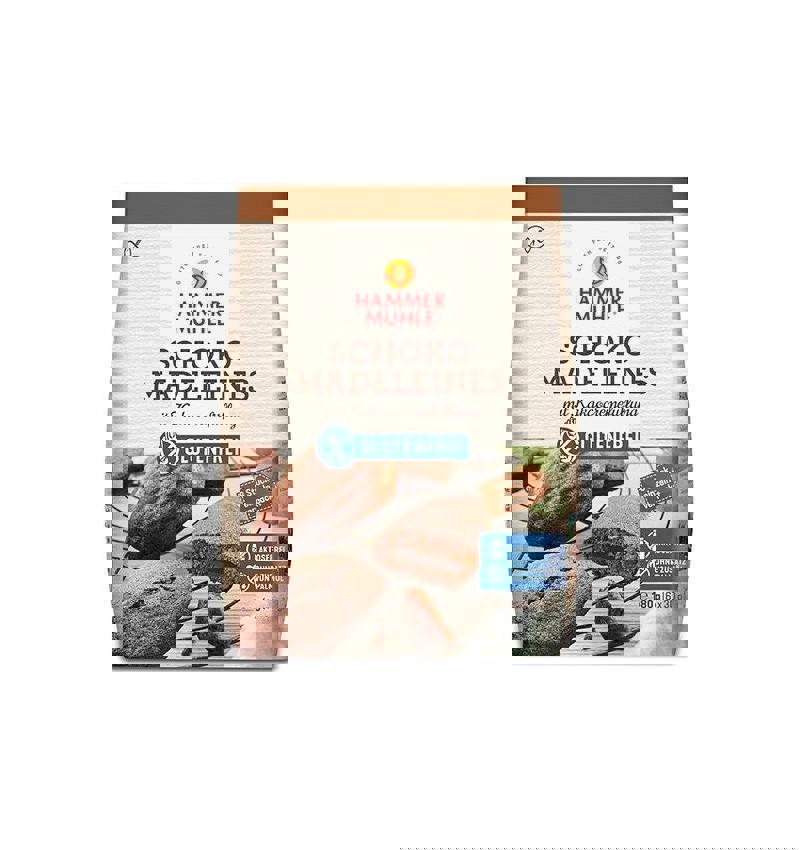 Madlene cu Ciocolata dupa o Reteta Frantuzeasca 6 bucati X 30 grame Hammer Muhle