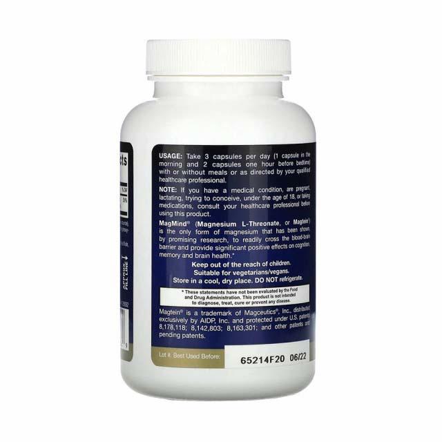 MagMind Magnesium L-Threonate Magtein 90 capsule Jarrow Formulas