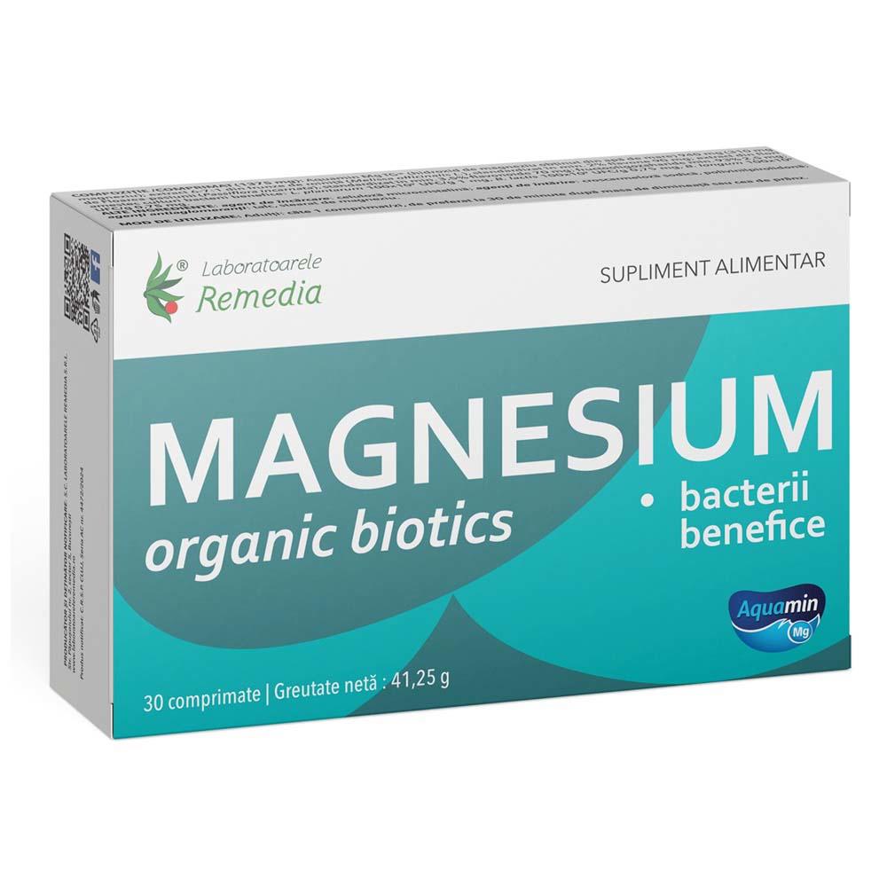 Magnesium Organic Biotics 30 comprimate Laboratoarele Remedia