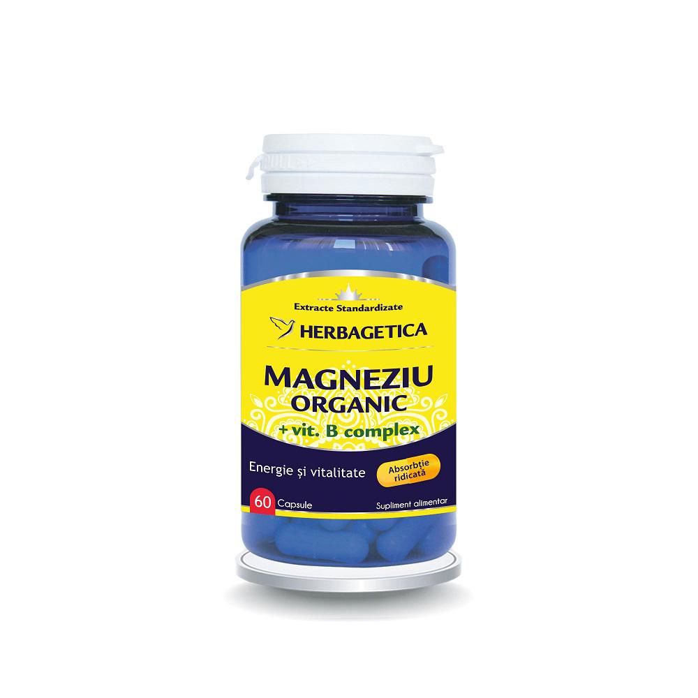 Magneziu Organic Herbagetica 60cps